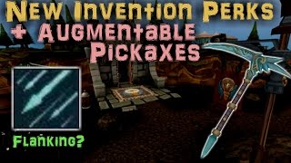 NEW Invention Perks  Augmentable Pickaxes  September 5 2016 [upl. by Darcey662]