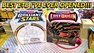 THE BEST ETB IVE EVER OPENED  ALT ART CHASE BRILLIANT STARS VS LOST ORIGIN [upl. by Thomsen]