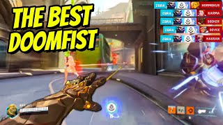 ZBRA forced to TRYHARD for RANK 1 Doomfist in Overwatch 2 [upl. by Annuhsal]