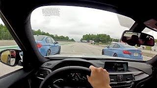 2015 BMW M3 Sedan at Road America  WR TV POV Track Test [upl. by Kussell]