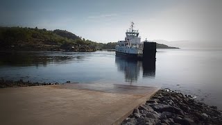 Ferry crossing from Tarbert to Portavadie [upl. by Nilekcaj839]