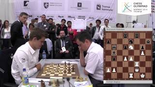 Chess Olympiad  Round 4  Complete chess24 webcast [upl. by Bluma305]