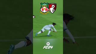 Semenyo opens the score  Wrexham AFC V Bournemouth FC24 shorts [upl. by Aivin]