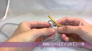 Magic Adjustable Loop In Double Crochet Tutorial [upl. by Urbain]