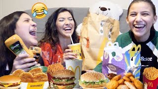 MUKBANG AVEC MES PETITES SŒURS 🍟 [upl. by Greff]