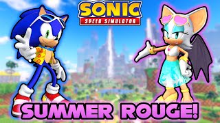 Summer Rouge Arrives To Sonic Speed Simulator Testing [upl. by Danby]