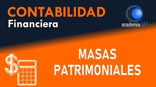 Masas patrimoniales empresa  Contabilidad Capítulo 5 curso básico  academia JAF [upl. by Nylatsirhc]