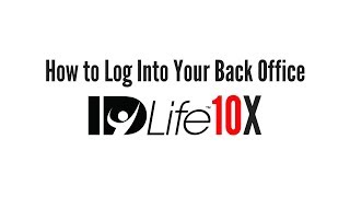 How to Log Into Your Back Office for IDLife [upl. by Dnar839]