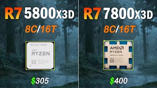 Ryzen 7 5800X3D vs Ryzen 7 7800X3D Worth Upgrading 1080p 1440p amp 2160p test [upl. by Nelloc]