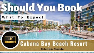 Universals Cabana Bay Beach Resort Hotel Tour  Orlando Florida [upl. by Maurilla862]