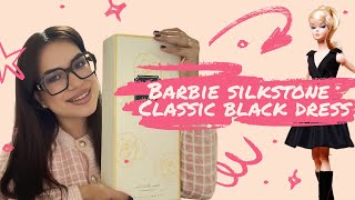 РАСПАКОВКА и обзор Barbie SILKSTONE Classic Black Dress 💕 [upl. by Tra]