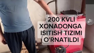 200 KVLI XONADONGA ISITISH TIZIMI ORNATILDI [upl. by Harrington]