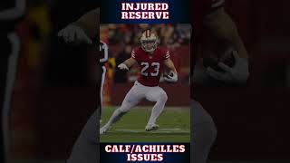 Christian McCaffrey Injury Alert nfl nflinjury 49ers [upl. by Neeven]