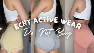 ECHT ACTIVE WEAR REVIEW AND TRYON [upl. by Alli967]