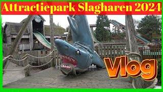 Attractiepark Slagharen 2024 Vlog [upl. by Bledsoe]