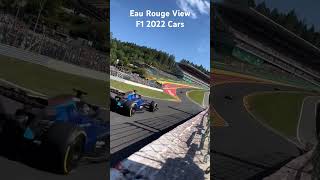 🤩 Eau RougeRaidillon con monoplazas F1 2022 f1 spafrancorchamps f12022 eaurouge formula1 [upl. by Codee620]