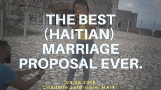 The Best Haitian Marriage Proposal Video Ever [upl. by Jarrid]