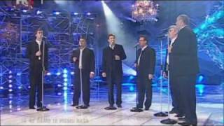 Tomislav Bralić i klapa Intrade  Nedamo te pismo naša Finale DORA 2009 [upl. by Ecinom]