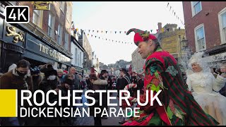 Rochester Kent  Dickensian Christmas Festival Parade  Voted Best UKs Christmas Day Out [upl. by End]