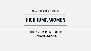 High Jump WOMEN Medochemie National Senior Championships CYPRUS [upl. by Ramas]