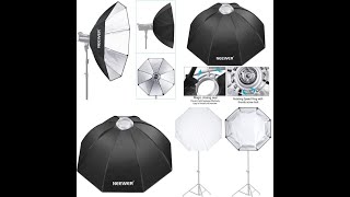 Umbrella Speedlite Softbox with Bowens Mount Speedring for Nikon Canon Sony Pentax Olympus [upl. by Harris763]