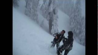 The Crusty Snowshoe Demons of Mt Seymour  Extreme Snow [upl. by Hsiri168]