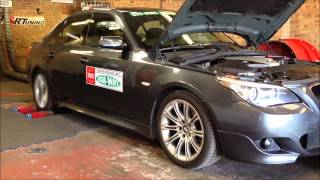 BMW 520d E60 facelift Dpf Removal and ECU remap frrtuning [upl. by Arocet8]