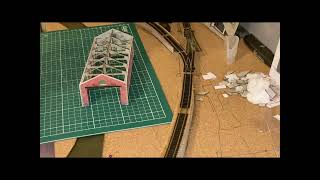 Creating a loco shed using Metcalfe kit [upl. by Hauhsoj]