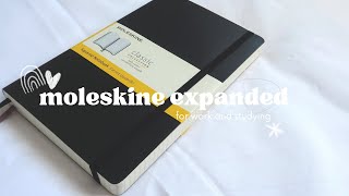 Moleskine Expanded Softcover • A quick review [upl. by Atinej]