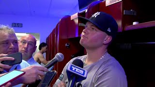 Alex Verdugo reflects on his fall in left field vs Baltimore [upl. by Seigel507]