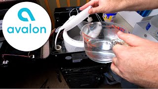 Avalon Bottom Loading Water Cooler  Rinse Cleaning And Draining Instructions [upl. by Htebirol492]