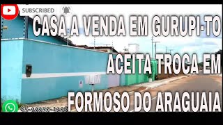 Casa a vena em gurupi tocantins 170 mil em Gurupi Tocantins [upl. by Leahcir]