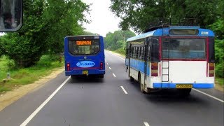 METRO EXPRESS Vs SAPTHAGIRI EXPRESS BUSES [upl. by Eniamrahc]