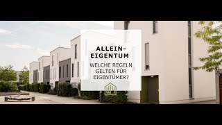 Kurzvideo Alleineigentum die wichtigsten Fakten zusammengefasst [upl. by Ilime462]