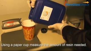 How to mix resin and catalyst [upl. by Conway]