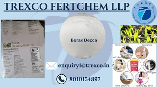 Borax Decahydrate  Detail Description Uses Agriculture Medical Borax Deca as cleaning agent [upl. by Erdnoed]