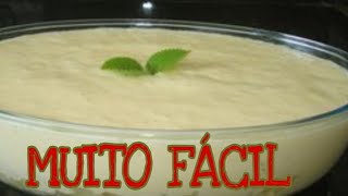 MOUSSE DE ABACAXI COM GELATINA MUITO FÁCIL [upl. by Saddler]