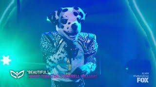 Dalmatian Performs quotBeautifulquot By Snoop Dogg  Masked Singer  S6 E3 [upl. by Hsreh]