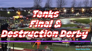 Tanks Final amp Destruction Derby Civil War 14124 Hednesford Hill [upl. by Macegan]