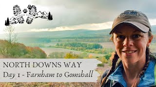 NORTH DOWNS WAY Day 1  Farnham to Gomshall [upl. by Adlig]