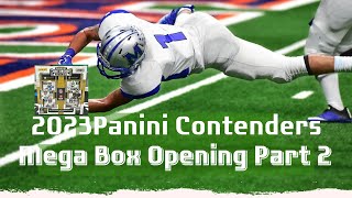 2023 Panini Contenders Mega Box Opening Part 2 [upl. by Narayan]