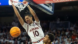 March Madness Auburns Chad BakerMazara ejected less than 5 minutes into Tigers firstround game [upl. by Pittman340]