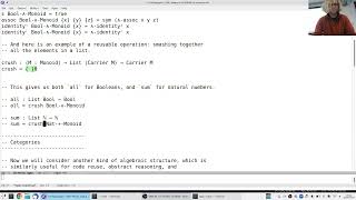 Lecture 13 Monoids and categories [upl. by Ki154]