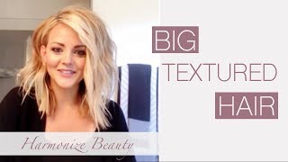 Get Big Textured Hair  HarmonizeBeauty [upl. by Sewellyn]