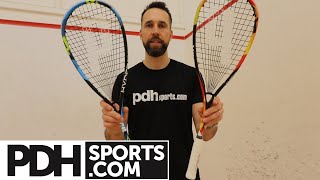 Introduction to the new Prince Phoenix Pro and Hyper Pro 2019 squash rackets by PDHSPORTSCOM [upl. by Dnalyaw]