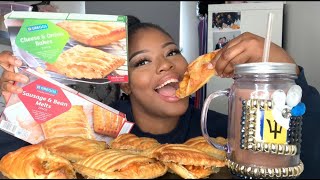 GREGGS MUKBANG  EATING SHOW  SMACKING NOISES [upl. by Suitangi664]