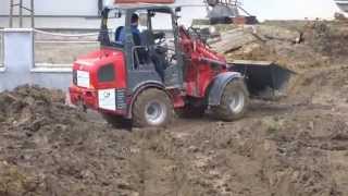 Minibagger Cat 3027 DCr und Weidemann 1350 Grabarbeiten [upl. by Enahsal]