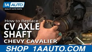 How To Replace Front CV Axle Joint 0509 Chevy Equinox [upl. by Zena]