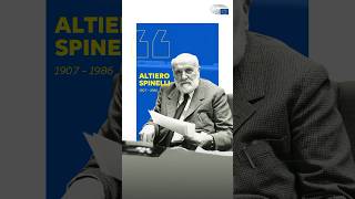 Remembering European Union pioneer Altiero Spinelli [upl. by Silvanus]