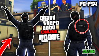 Avoir la TENUE du NOOSE  SWAT en 2 MINUTES sur GTA ONLINE  PC  PS4  GLITCH GTA 5 Online [upl. by Aistek]